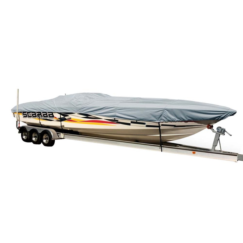 Carver Sun-DURA Styled-to-Fit Boat Cover f/29.5 Performance Style Boats – Grey [74329S-11]