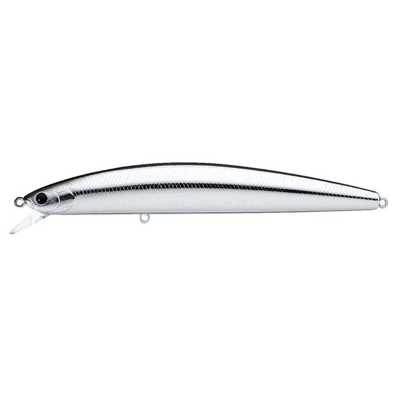 Daiwa Salt Pro Minnow – 5-1/8 – Floating – Chrome [DSPM13F47]