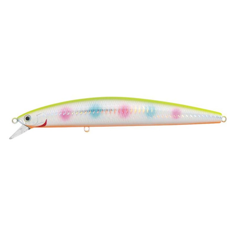 Daiwa Salt Pro Minnow – 6 – Floating – Laser Chart Rainbow [DSPM15F11]