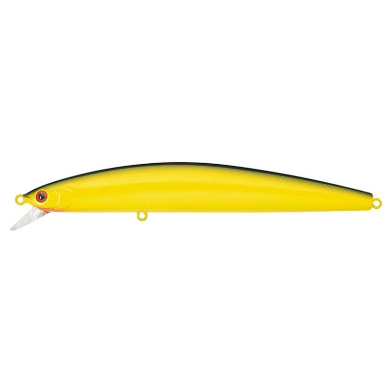 Daiwa Salt Pro Minnow – 6 – Floating – Black Yellow [DSPM15F31]