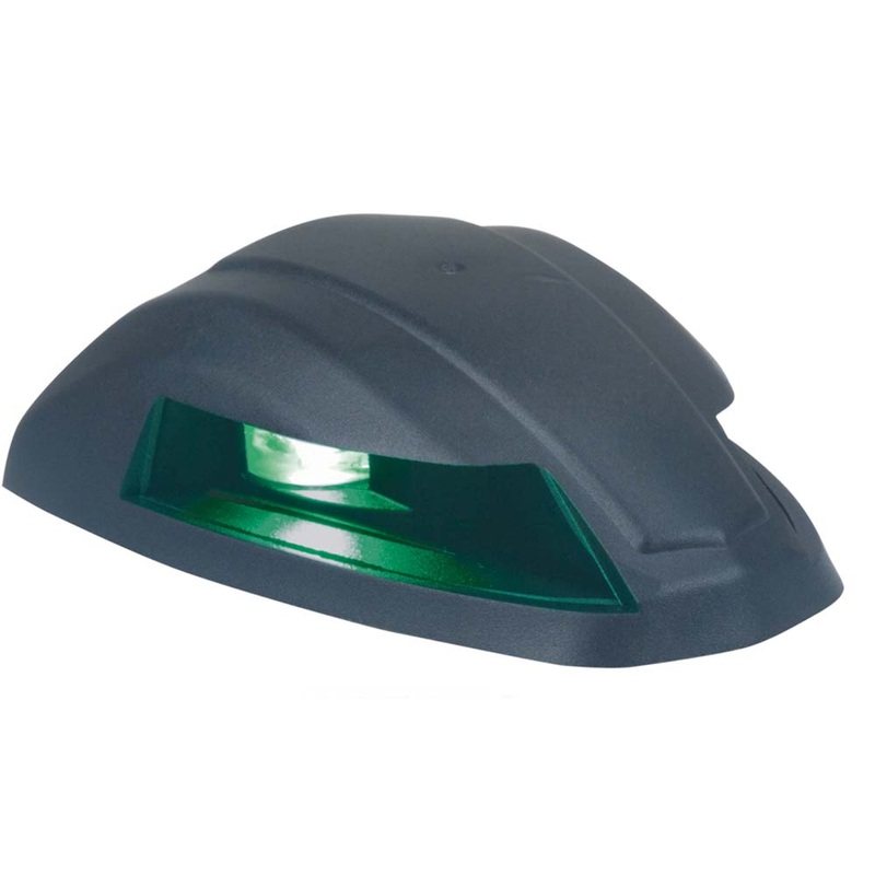 Perko 12V LED Bi-Color Navigation Light – Black Rounded [0655002BLK]