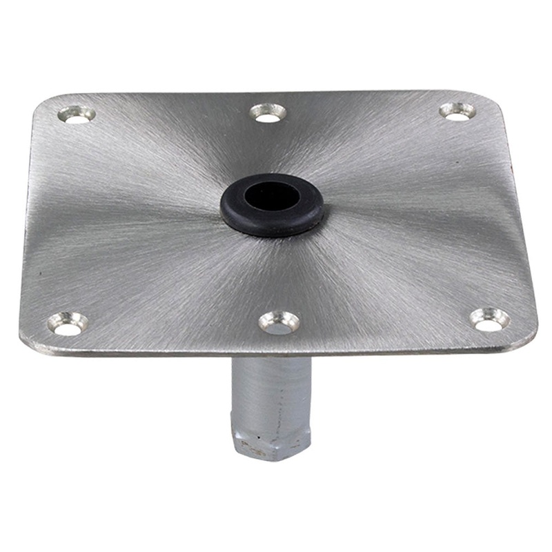 Springfield KingPin 7 x 7 Stainless Steel Square Base (Threaded) [1630001]