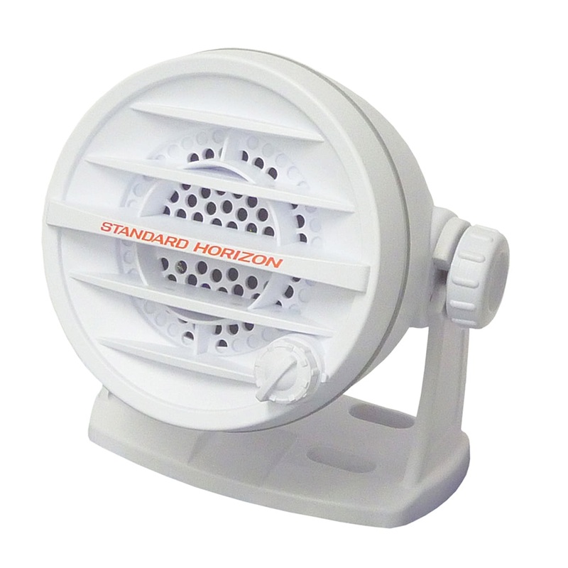 Standard Horizon 10W Amplified External Speaker – White [MLS-410PA-W]