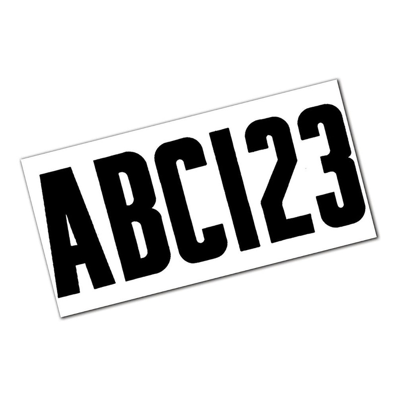 Attwood Letter  Number Kit – Black [14142-7]