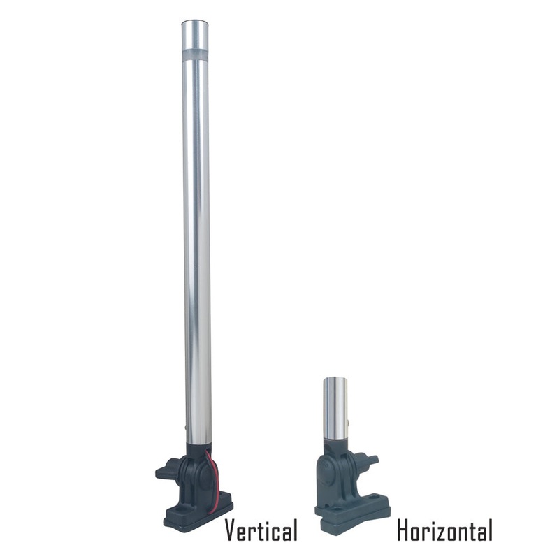 Perko 14 Folding Mount Pole Light – White All Round Light [1670DP0ALU]