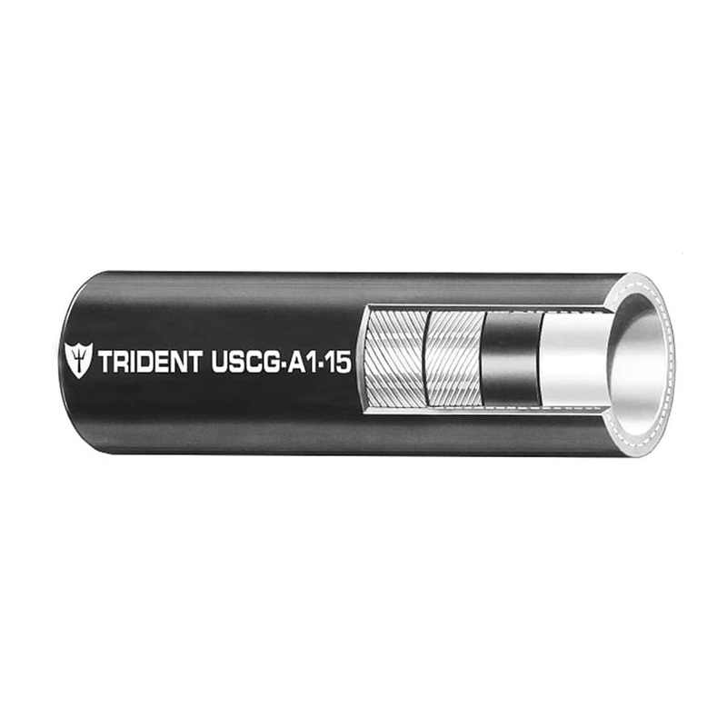 Trident Marine 3/8 Low Permeation Type A1-15 Fuel Line Hose – Black – Sold by the Foot [365-0386-FT]
