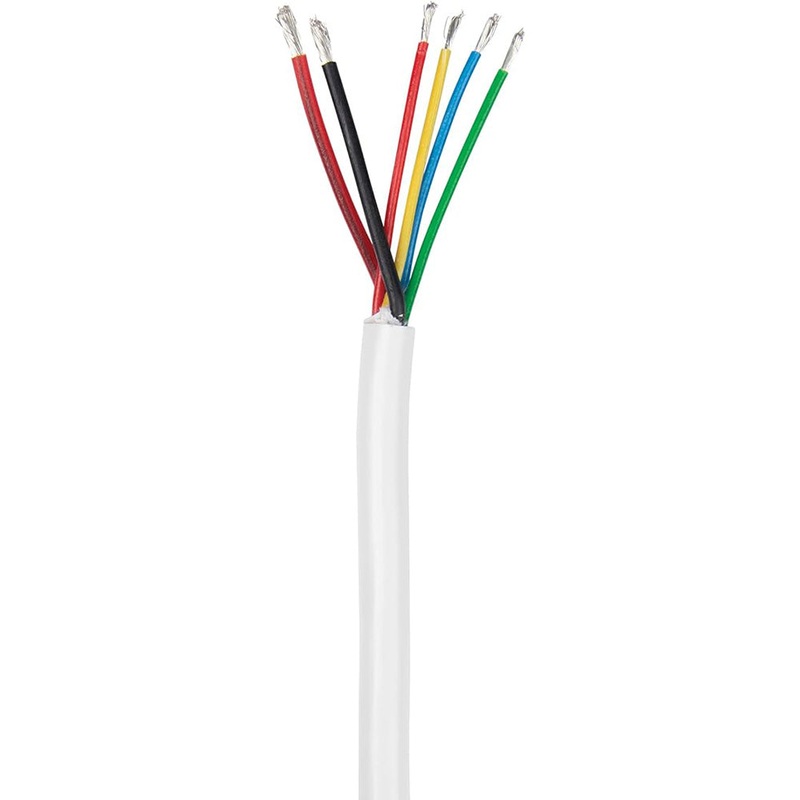Ancor RGB + Speaker Cable – 18/4 +16/2 Round Jacket – 250′ Spool Length [170025]