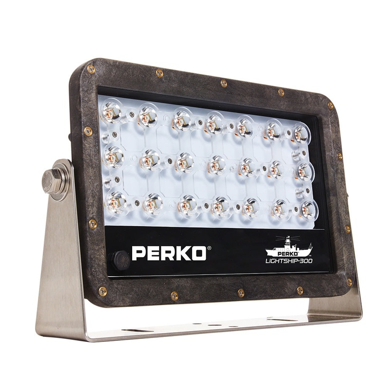 Perko Lightship 100 LED High Performance Floodlight – 12/24V – Black [1643100F0B]