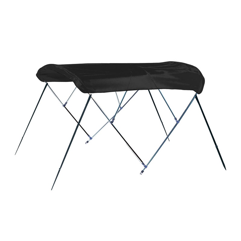 Carver 3 Bow 4669U Bimini Top with Boot – Black Acrylic [A4669UB-02]