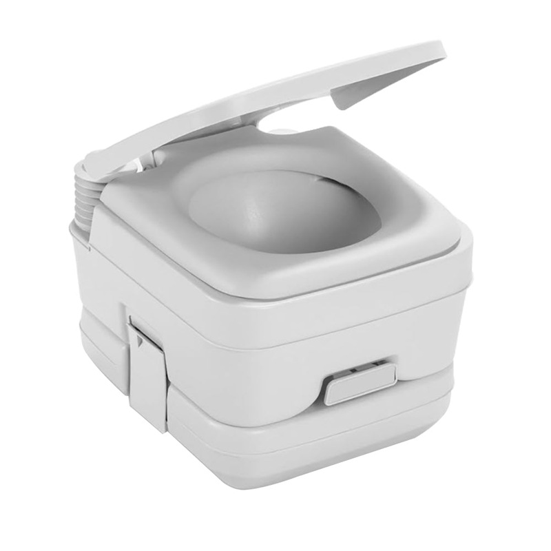 Dometic 964 Portable Toilet w/Mounting Brackets – 2.5 Gallon – Platinum [311096406]