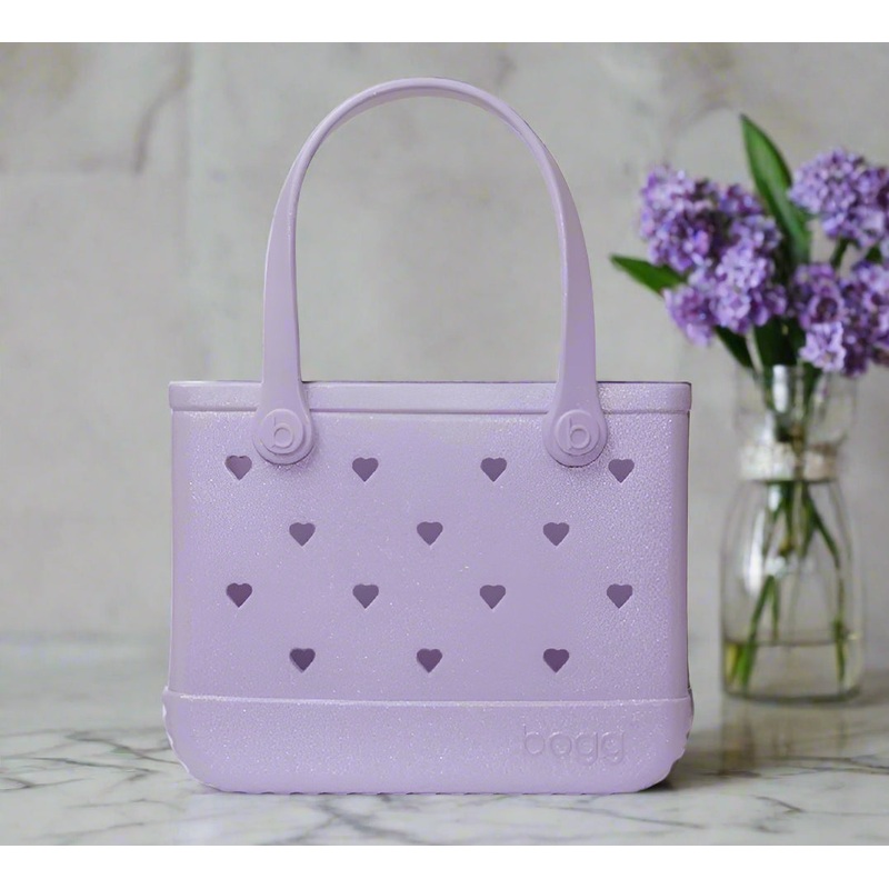 Bitty Bogg Bag Heart Shimmer Lilac