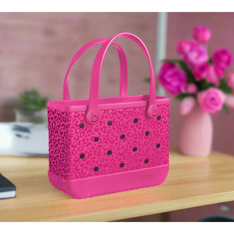 Bitty Bogg Bag Pink Leopard