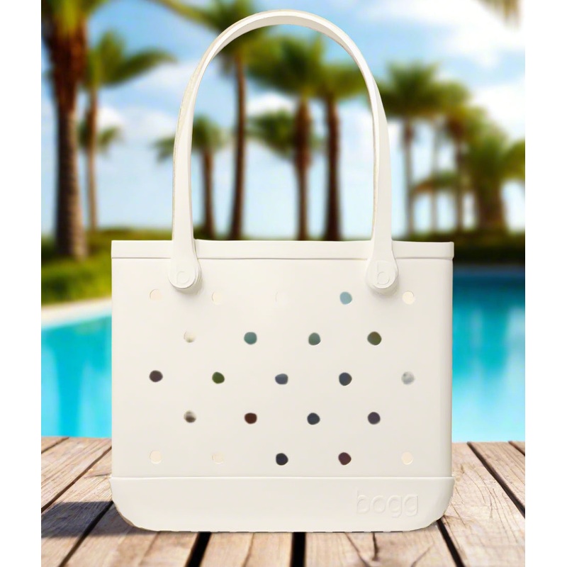 Bogg Bag Baby Shimmer Coconut