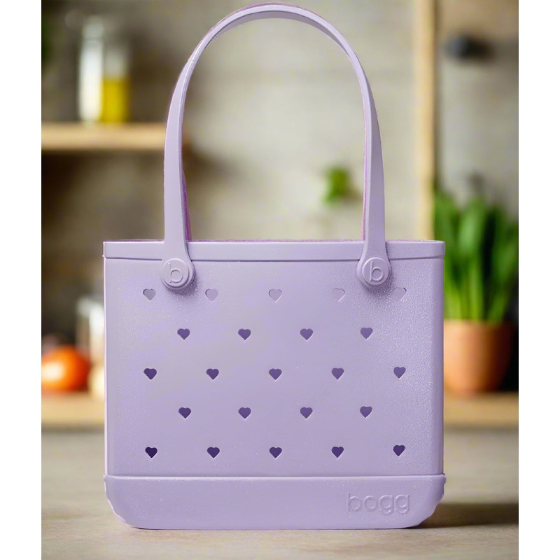 Bogg Bag Baby Shimmer Heart Lilac
