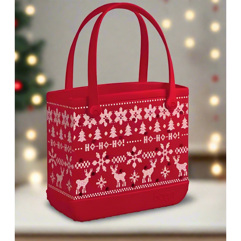 Bogg Bag Baby Ugly Red Sweater