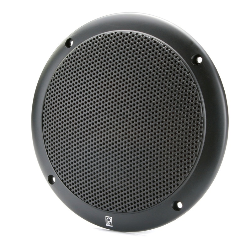 Poly-Planar MA-4054 4 80 Watt Speakers – Black [MA4054B]