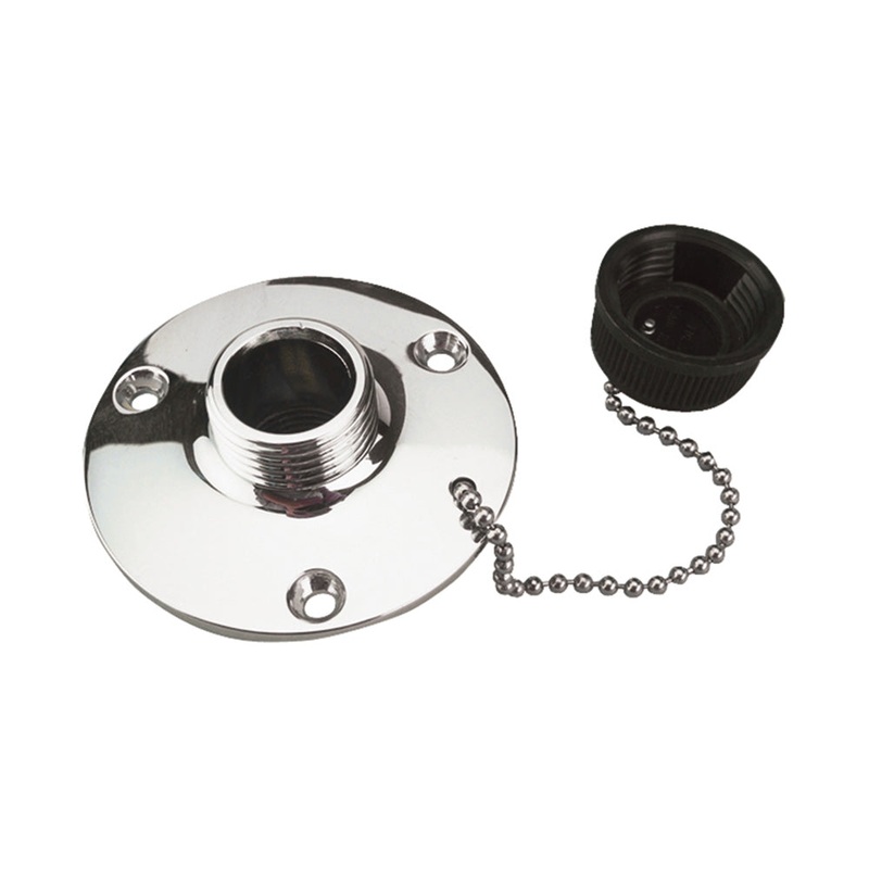 Sea-Dog Washdown Water Outlet – Chrome Plated Brass [512120-1]