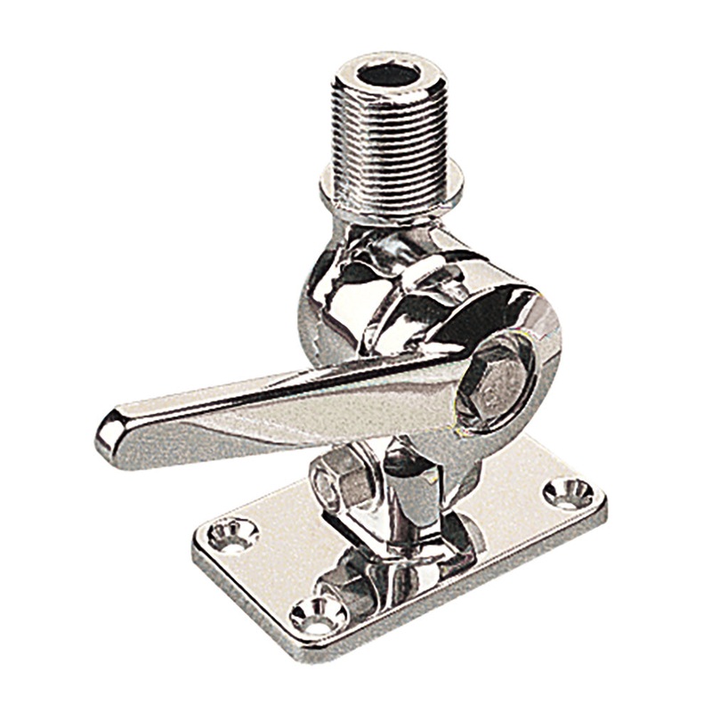 Sea-Dog Adjustable Antenna Base – Die Cast Zinc Chrome Plated [329300-1]