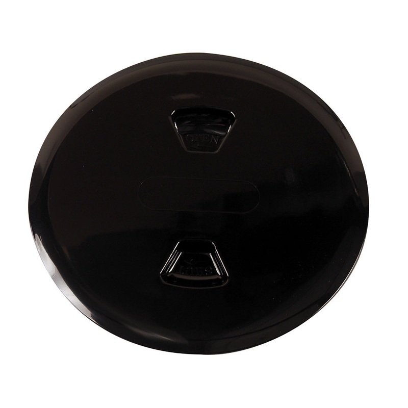Beckson 5 Twist-Out Deck Plate – Black [DP50-B]