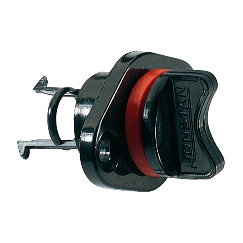 Ronstan Drain Plug & Housing – Coarse Thread – Black Nylon [RF294]