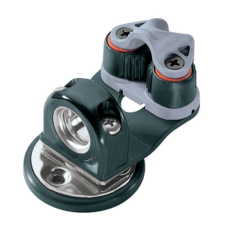 Ronstan Swivel Dead Eye & Cleat Fairlead – 3-12mm (1/8 – 1/2) Rope [RF58]