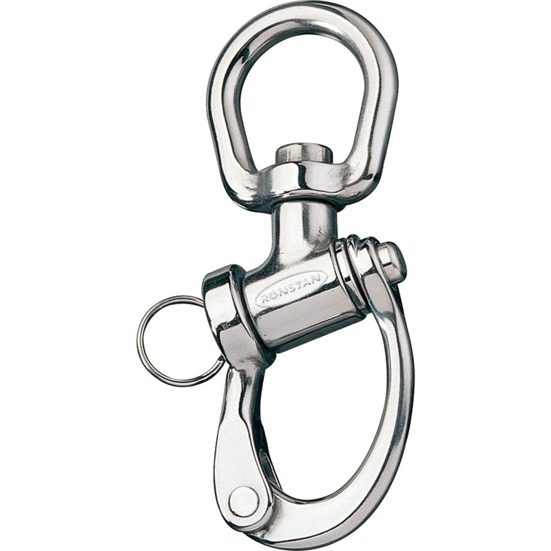Ronstan Trunnion Snap Shackle – Large Swivel Bail – 122mm (4-3/4) Length [RF6321]
