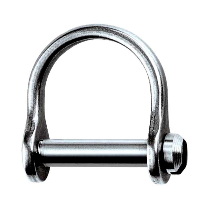 Ronstan Wide Dee Shackle – 1/8 Pin – 15/32L x 11/32W [RF1850S]
