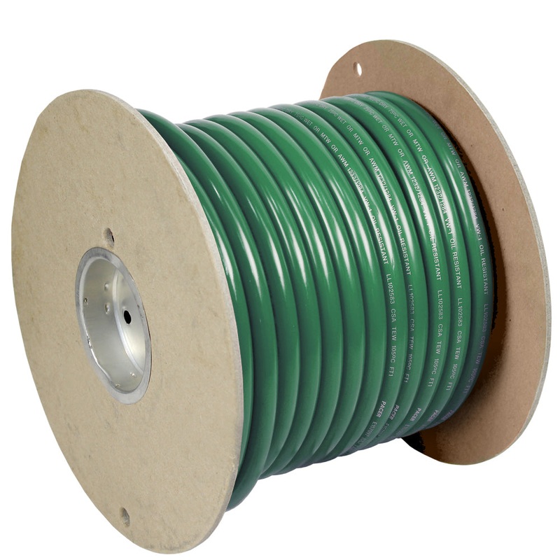 Pacer Green 4 AWG Battery Cable – 100 [WUL4GN-100]