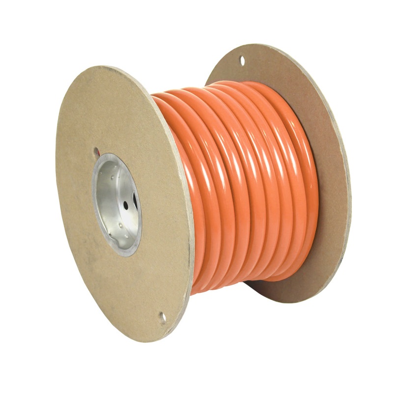 Pacer Orange 6 AWG Battery Cable – 25 [WUL6OR-25]