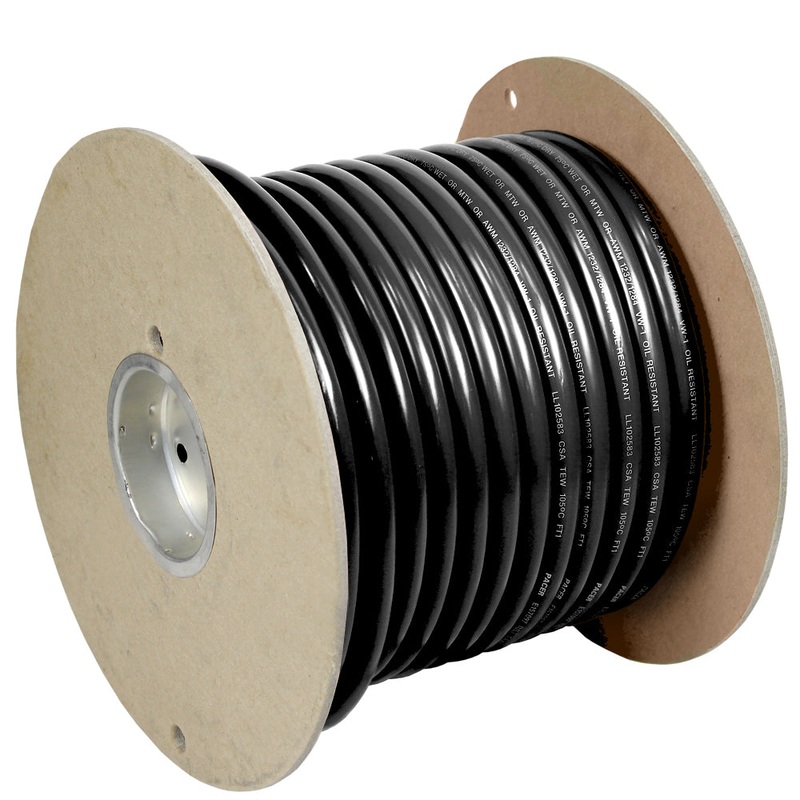 Pacer Black 4/0 AWG Battery Cable – 100 [WUL4/0BK-100]