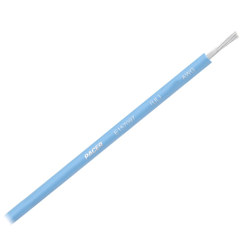 Pacer Light Blue 14 AWG Primary Wire – 25 [WUL14LB-25]
