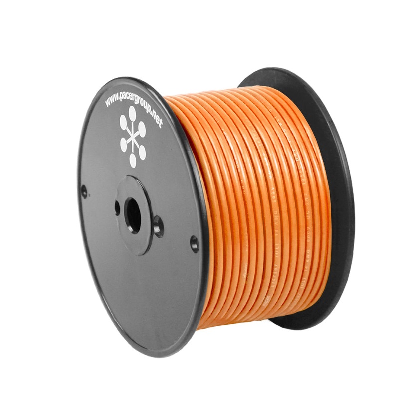 Pacer Orange 10 AWG Primary Wire – 100 [WUL10OR-100]