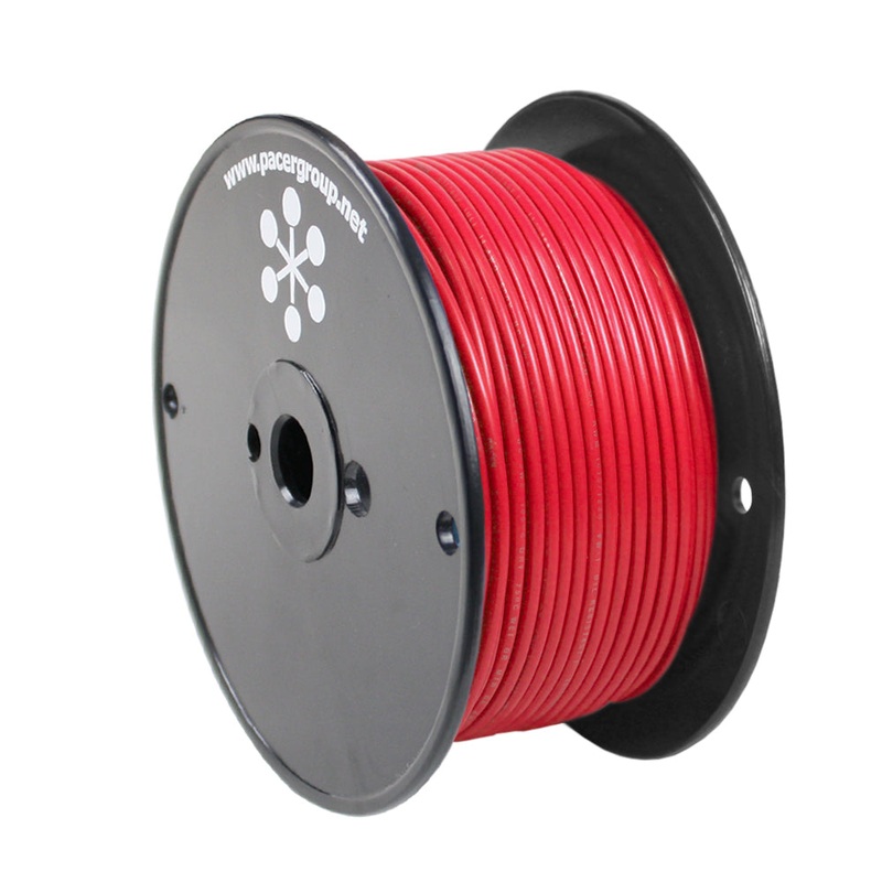 Pacer Red 10 AWG Primary Wire – 250 [WUL10RD-250]