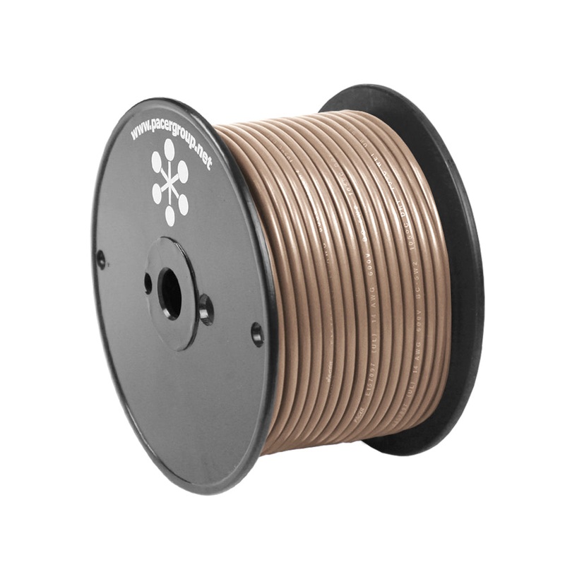 Pacer Tan 14 AWG Primary Wire – 100 [WUL14TN-100]