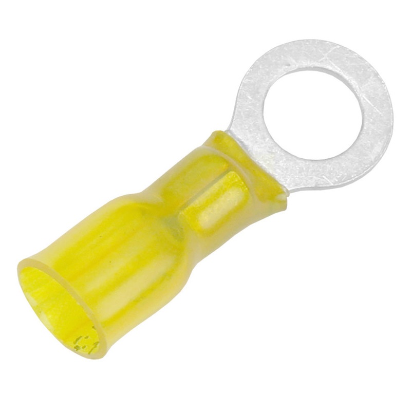 Pacer 12-10 AWG Heat Shrink Ring Terminal – 5/16 Stud Size – 100 Pack [TE10-56R-100]