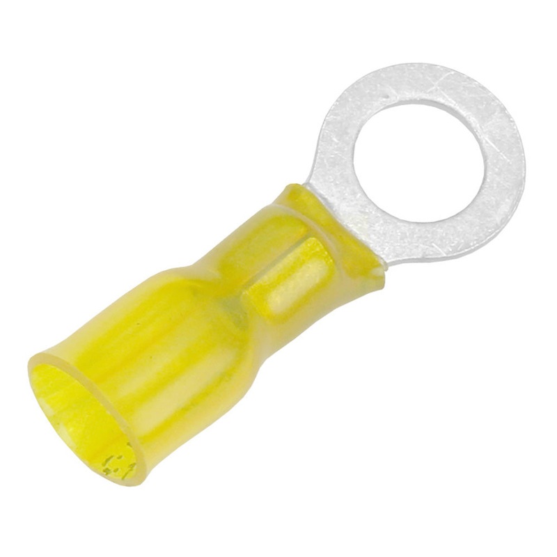 Pacer 12-10 AWG Heat Shrink Ring Terminal – 5/16 Stud Size – 25 Pack [TE10-56R-25]