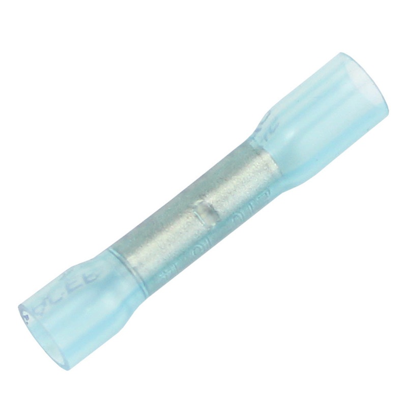 Pacer 16-14 AWG Heat Shrink Butt Connector – 25 Pack [TBSE14-25]
