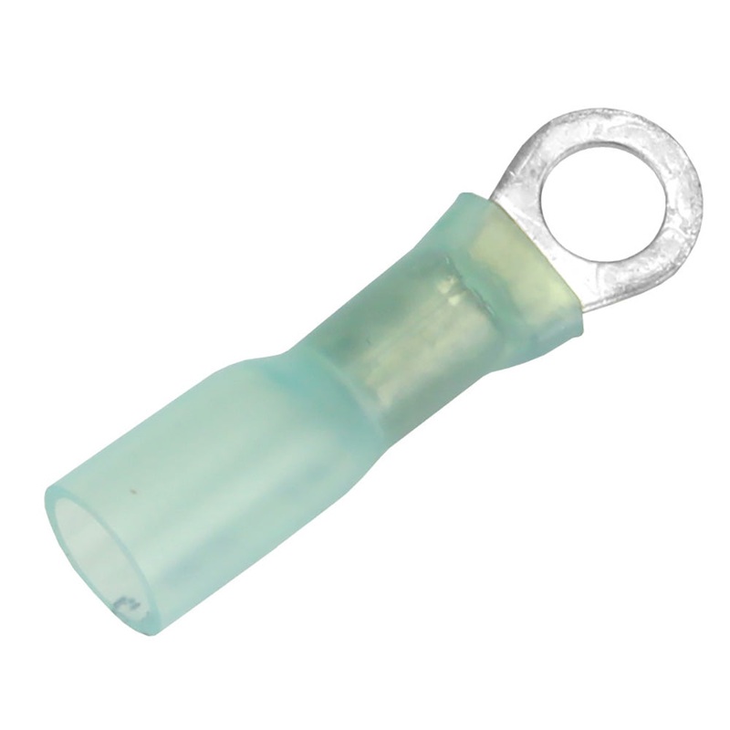 Pacer 16-14 AWG Heat Shrink Ring Terminal – #10 Stud Size – 25 Pack [TE14-10R-25]