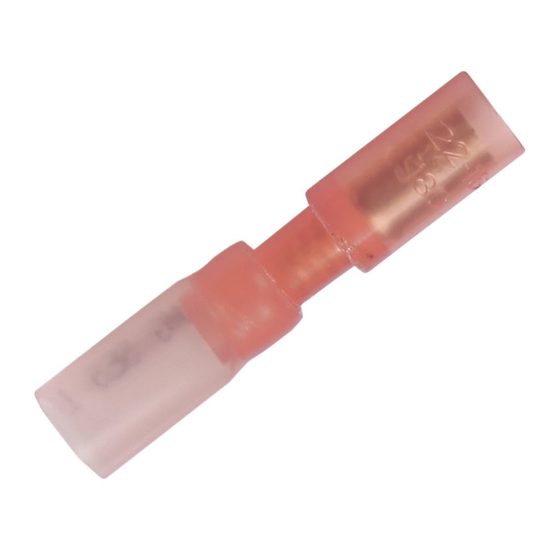 Pacer 22-18 AWG Heat Shrink Female Bullet Terminal – 100 Pack [TBRE18-156-100]