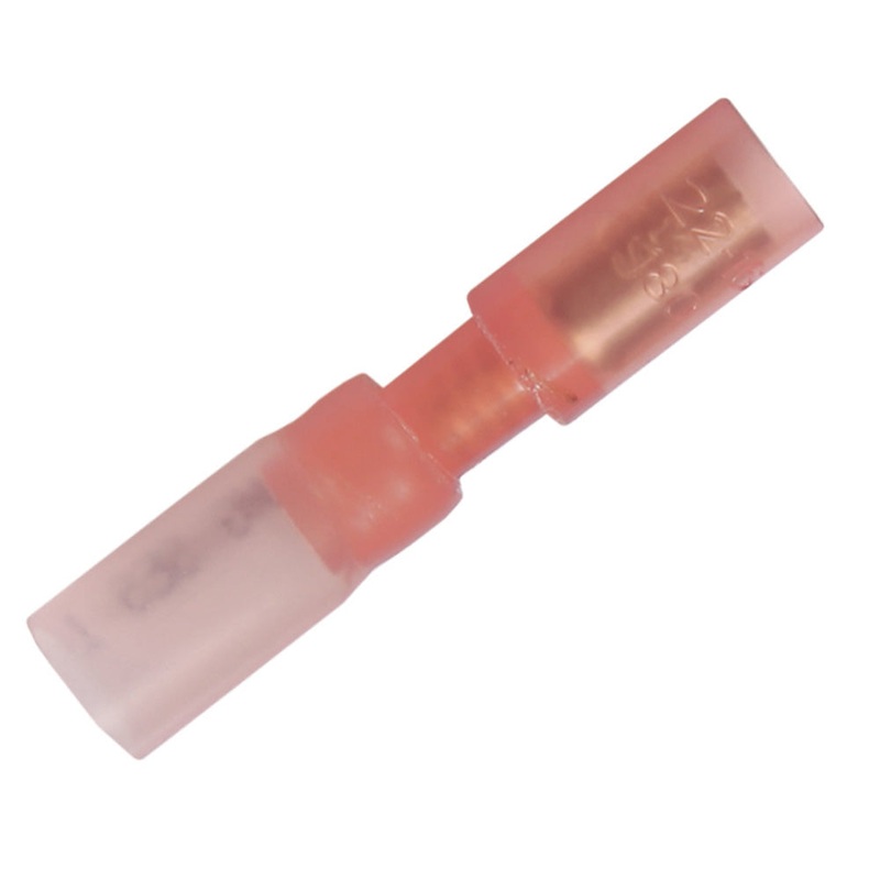 Pacer 22-18 AWG Heat Shrink Female Bullet Terminal – 25 Pack [TBRE18-156-25]