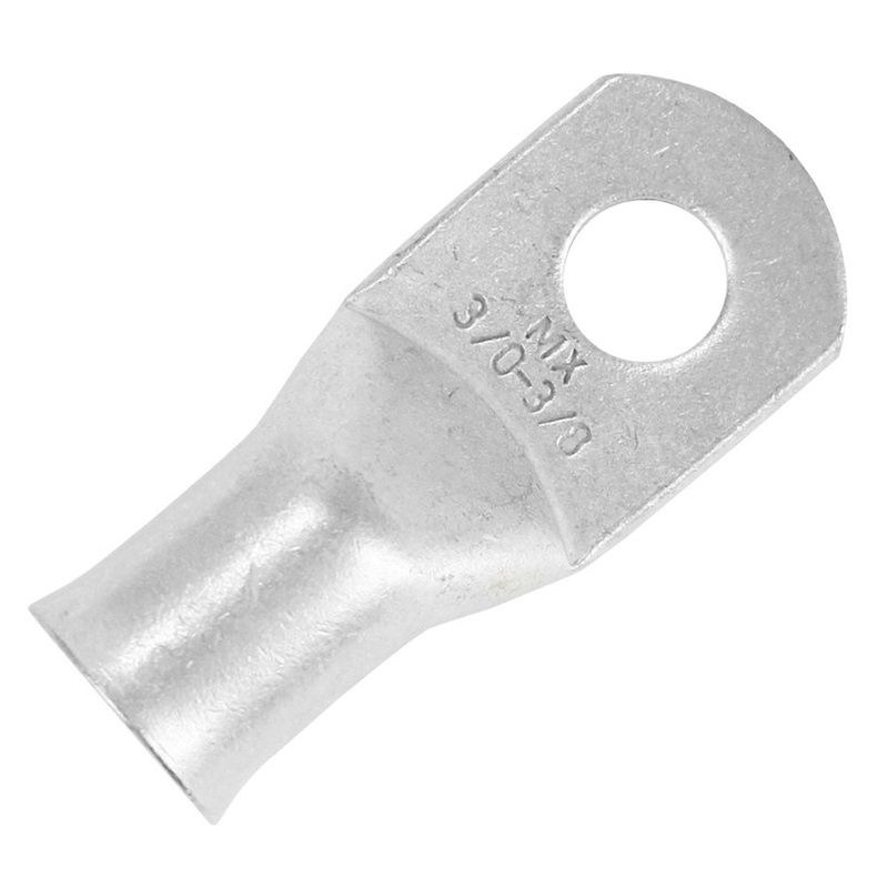 Pacer Tinned Lug 3/0 AWG – 3/8 Stud Size – 10 Pack [TAE3/0-38R-10]