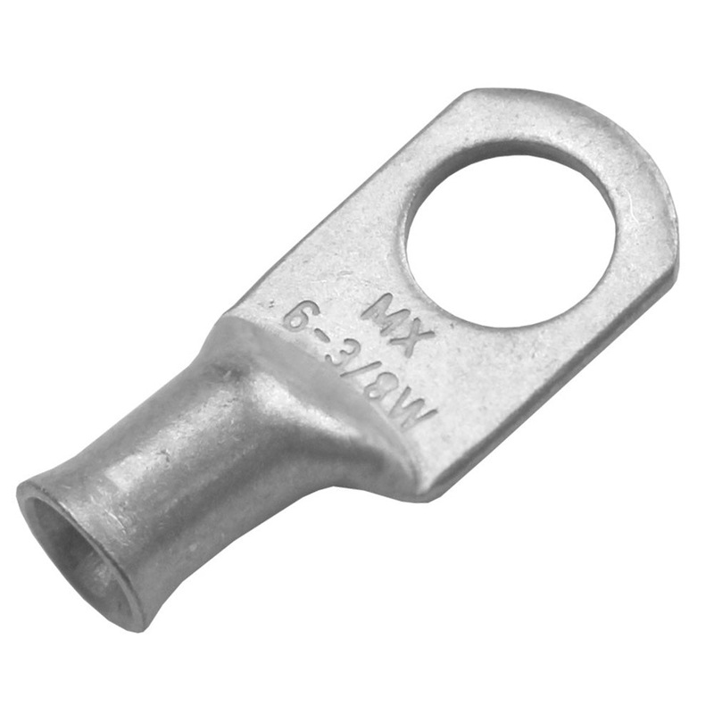 Pacer Tinned Lug 6 AWG – 3/8 Stud Size – 2 Pack [TAE6-38R-2]