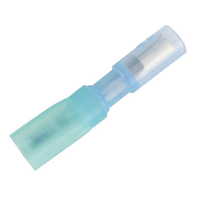 Pacer 16-14 AWG Heat Shrink Female Bullet Terminal – 100 Pack [TBRE14-156-100]