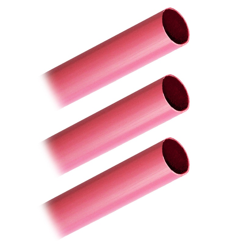 Pacer Battery Cable Heavy Wall Heat Shrink Tubing – 3/4 x 12 – Red (3-Pieces) [BHW3/4-12RD-3]