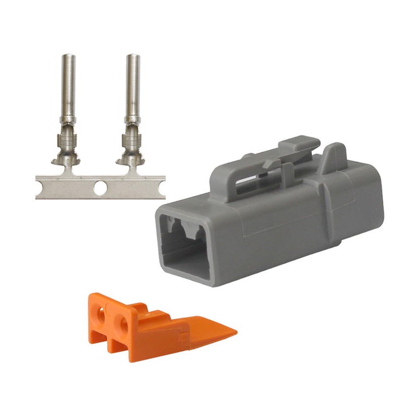Pacer DTP Deutsch Plug Repair Kit – 14-12 AWG (2 Position) [TDTP06F-2RS]