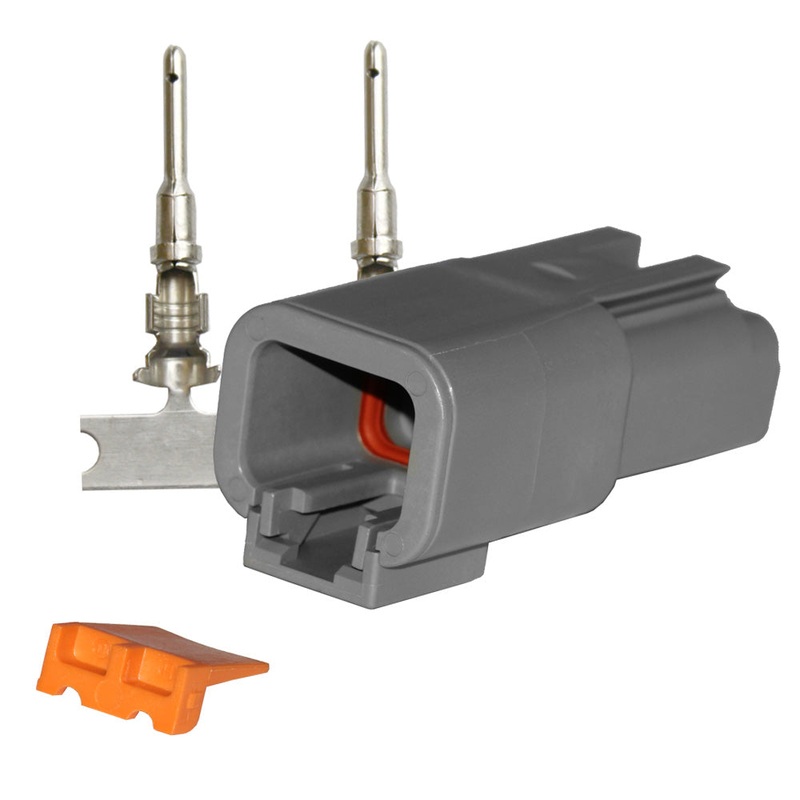 Pacer DTP Deutsch Receptacle Repair Kit – 14-12 AWG (2 Position) [TDTP04F-2RP]
