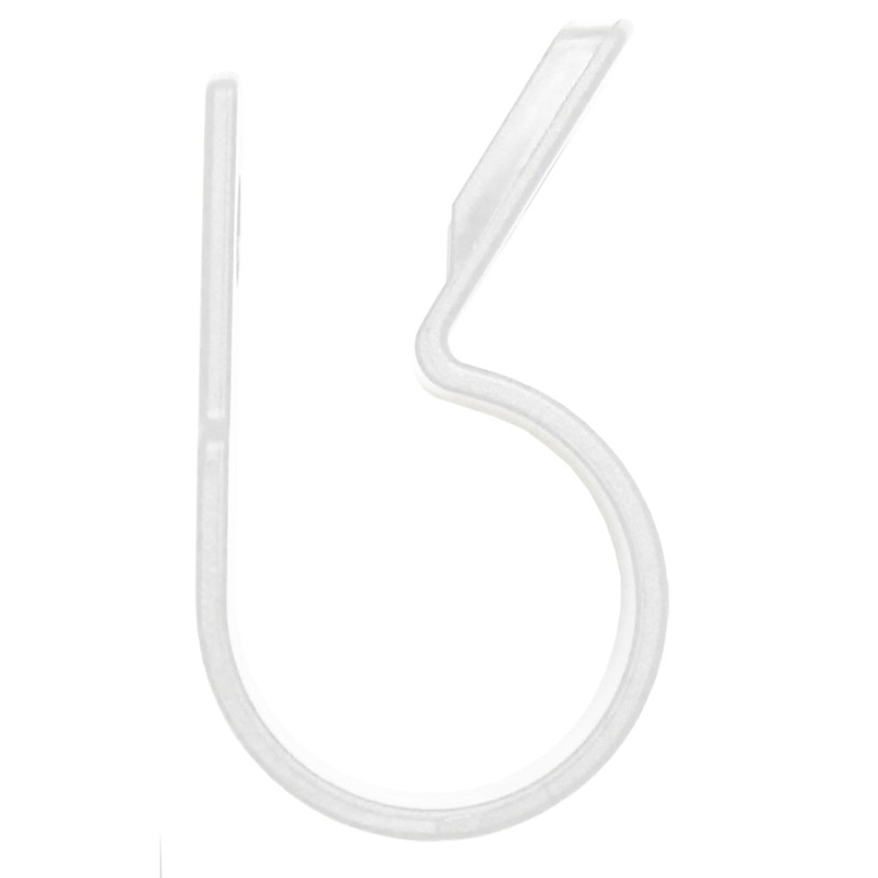 Pacer Nylon C-Clamps – 5/8 – Natural Color – 25 Pack [BCCH10-25]