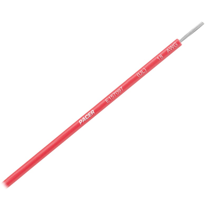 Pacer Red 18 AWG UL Marine Wire – 35′ [WUL18RD-35]