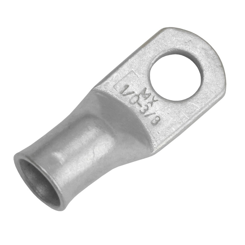 Pacer Tinned Lug 1/0 AWG – 3/8 Stud Size – 10 Pack [TAE1/0-38R-10]