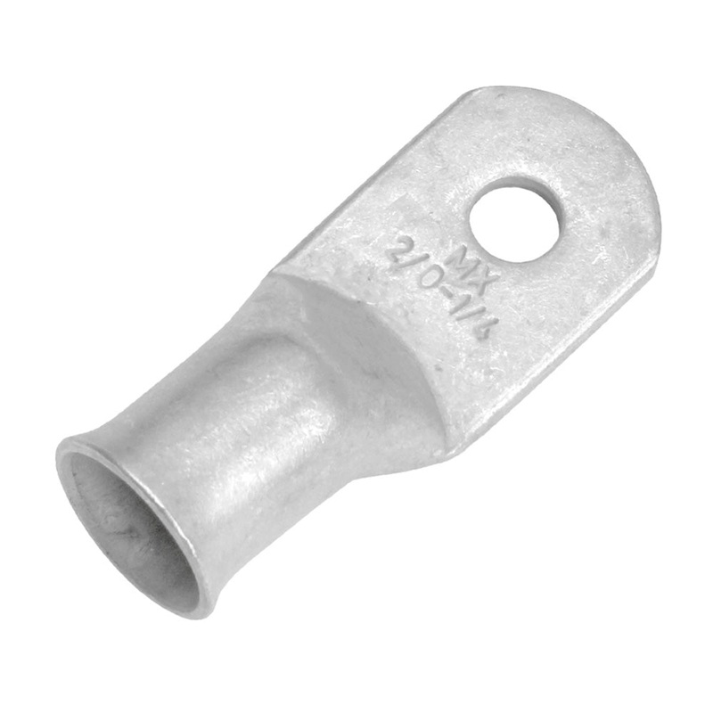 Pacer Tinned Lug 2/0 AWG – 1/4 Stud Size – 10 Pack [TAE2/0-14R-10]